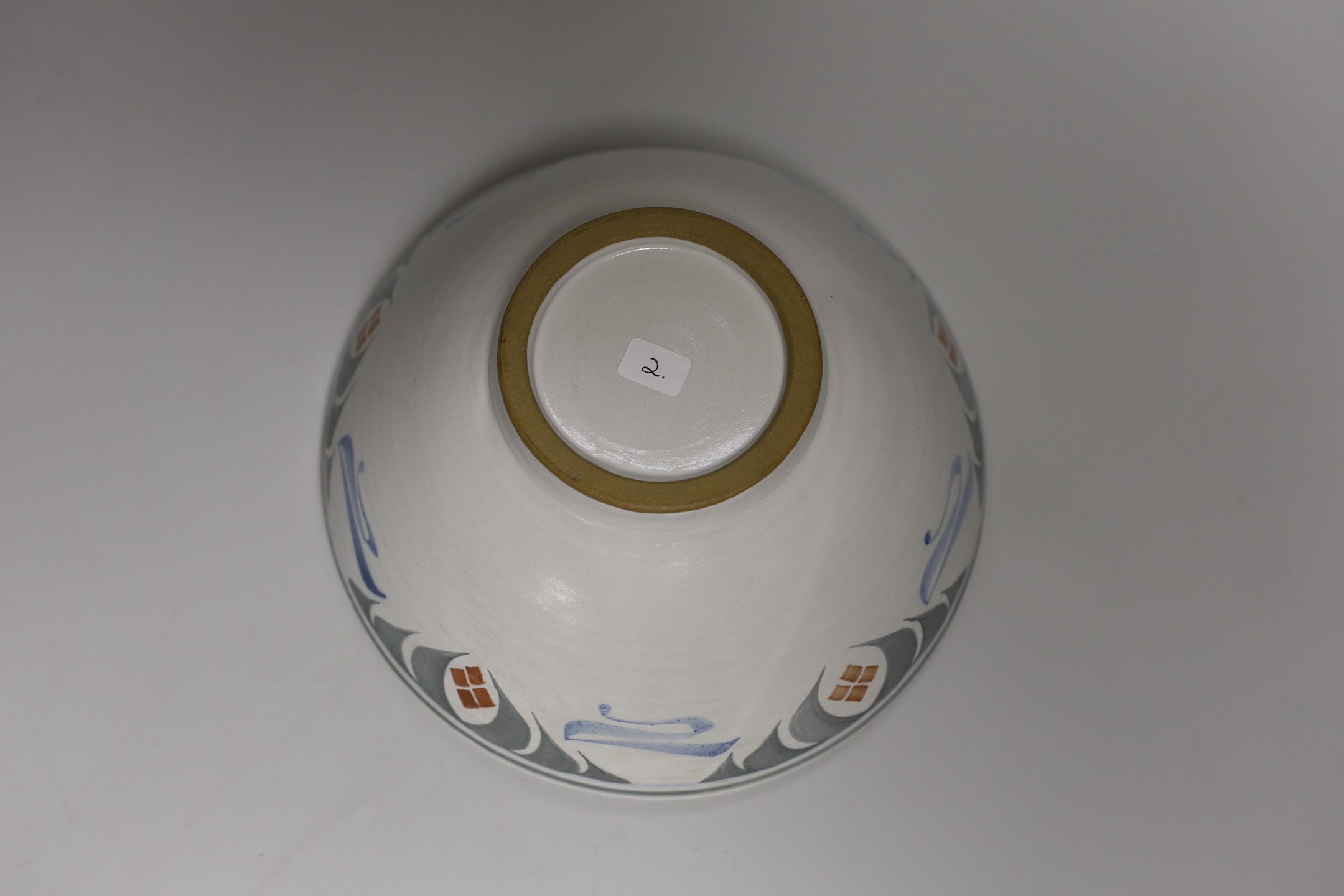Lawrence McGowan?, studio pottery stoneware bowl. 9cm high